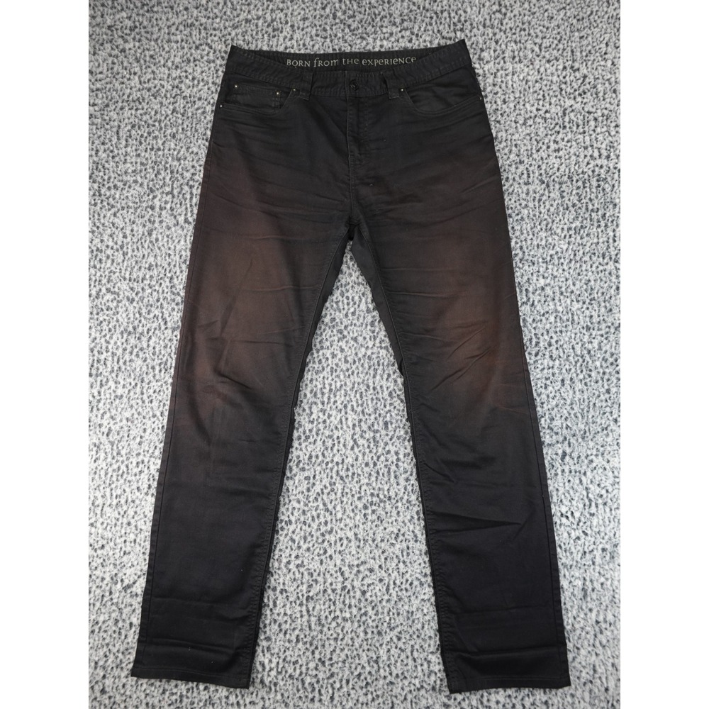 Prana Bridger Jeans Mens 33x32‎ Black Good Slim Fit Organic Cotton M4BD32315